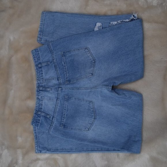 Vervet High Rise Super Destroyed Distressed Jeans Size 27 Blue Denim - Picture 16 of 16